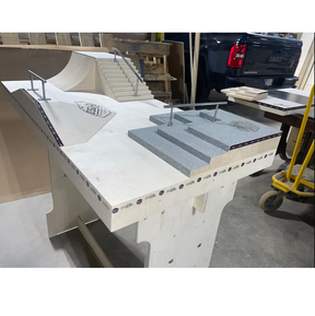 USAFBL Stage1 Fingerboard Park Table with Stand Natural 3x5