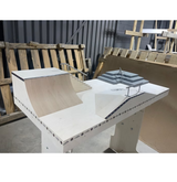 USAFBL Stage1 Fingerboard Park Table with Stand Natural 3x5