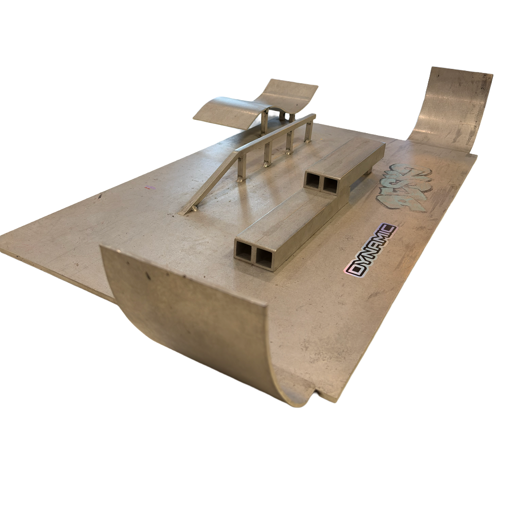 ALUMINUM WELD FINGERBOARD PARK SILVER 18x30