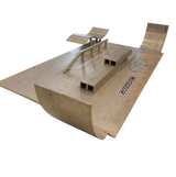 ALUMINUM WELD FINGERBOARD PARK SILVER 18x30