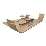 ALUMINUM WELD FINGERBOARD PARK SILVER 18x30
