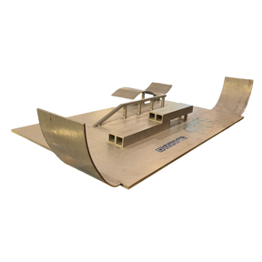 ALUMINUM WELD FINGERBOARD PARK SILVER 18x30