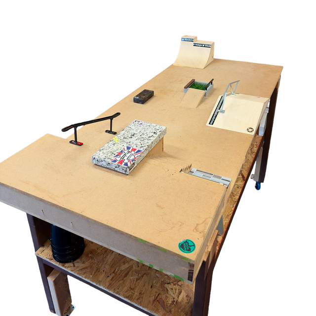 OG Fingerboard Park Stairset Canvas Brown 3x5
