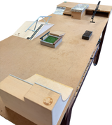 OG Fingerboard Park Stairset Canvas Brown 3x5