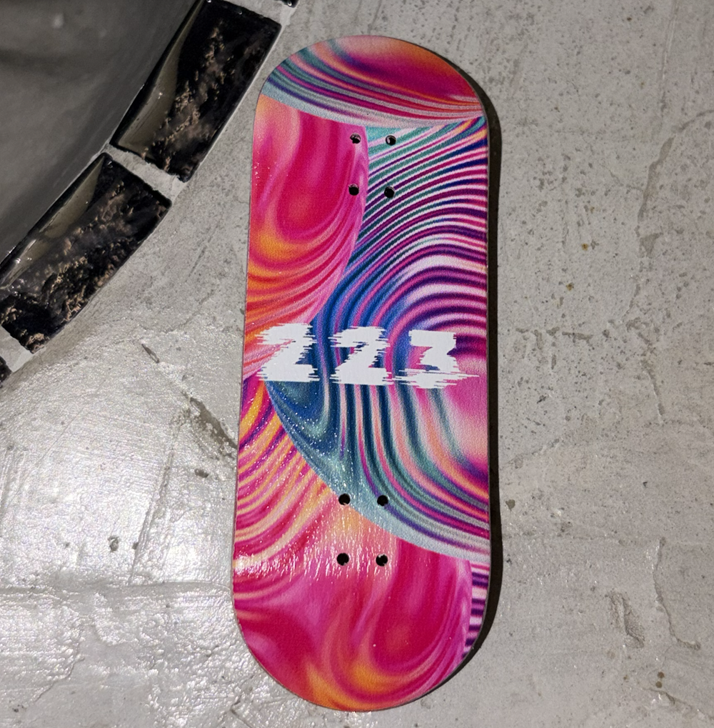223 Morph Fingerboard Deck Pink 34x97 Medium Low