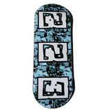 223 Sky Blue Fingerboard Deck Black White Blue 34x97 Medium Low
