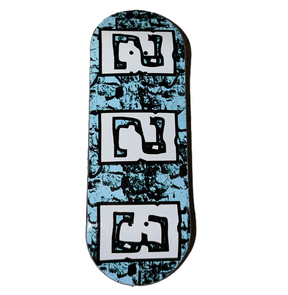 223 Sky Blue Fingerboard Deck Black White Blue 34x97 Medium Low
