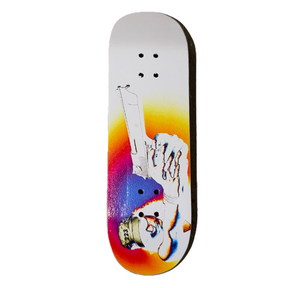 223 Sight Fingerboard Deck White 29.5x99 High Flat