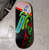 223 Blaster Fingerboard Deck Green 33x99 High Flat