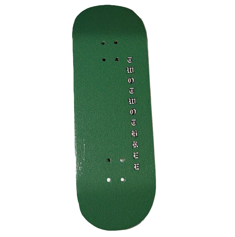 223 Vertical Fingerboard Deck Green 32.5x99 High Flat