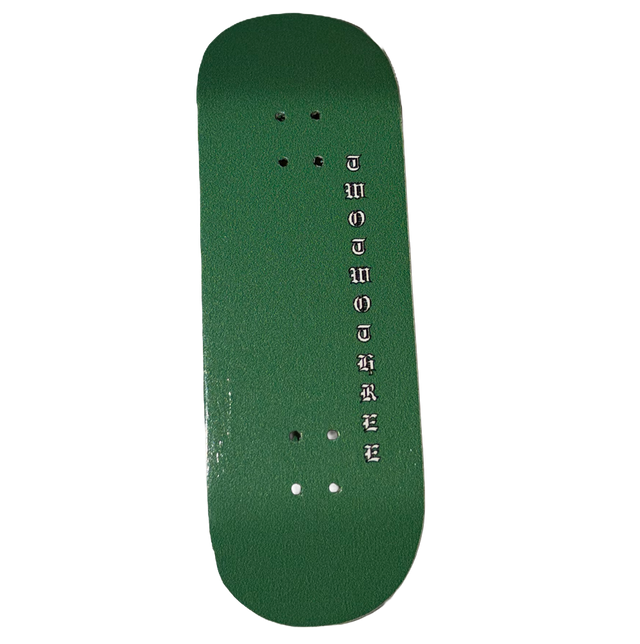 223 Vertical Fingerboard Deck Green 32.5x99 High Flat