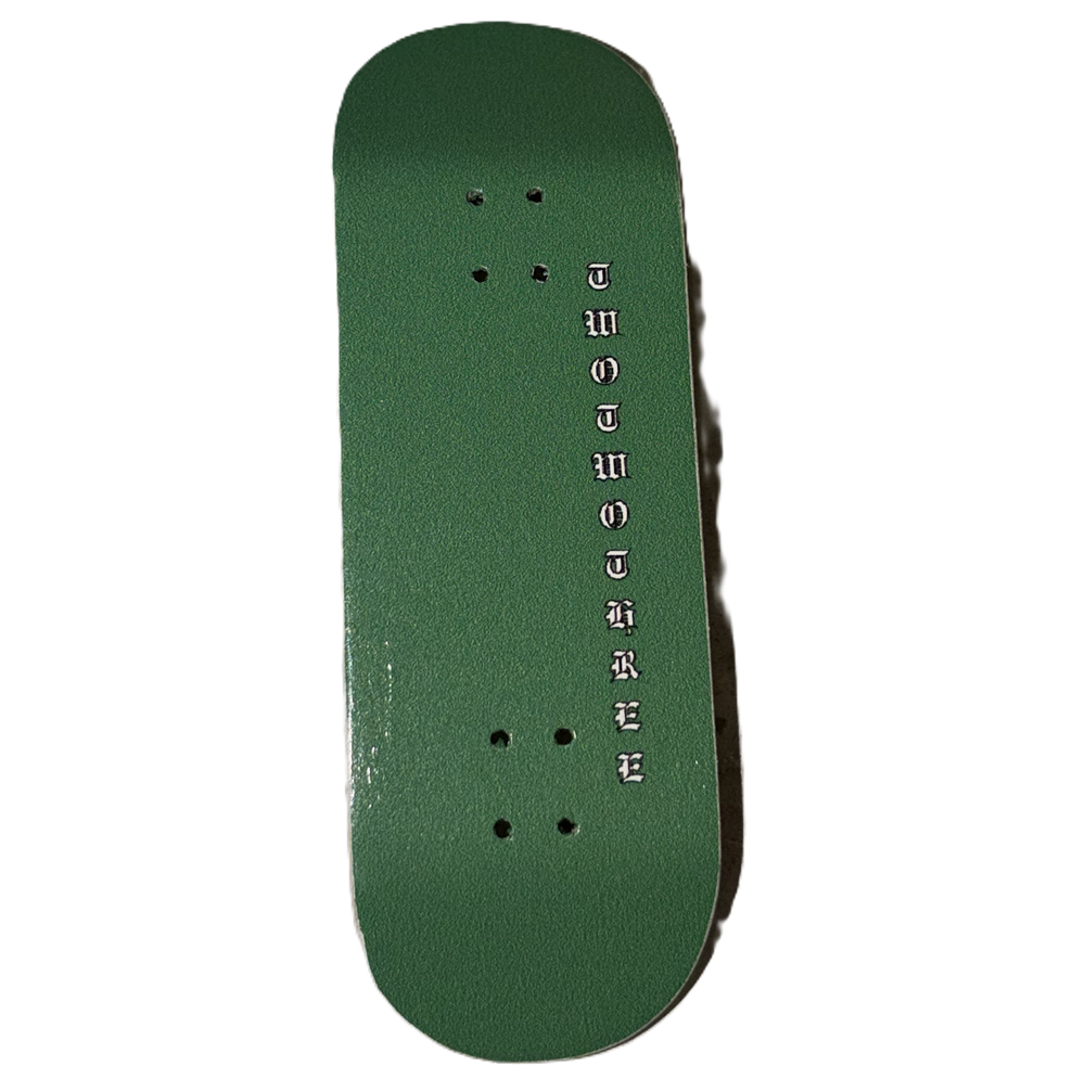 223 Vertical Fingerboard Deck Green 32.5x99 High Flat