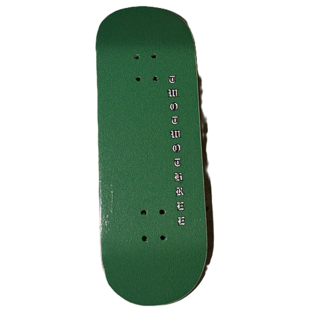 223 Vertical Fingerboard Deck Green 32.5x99 High Flat
