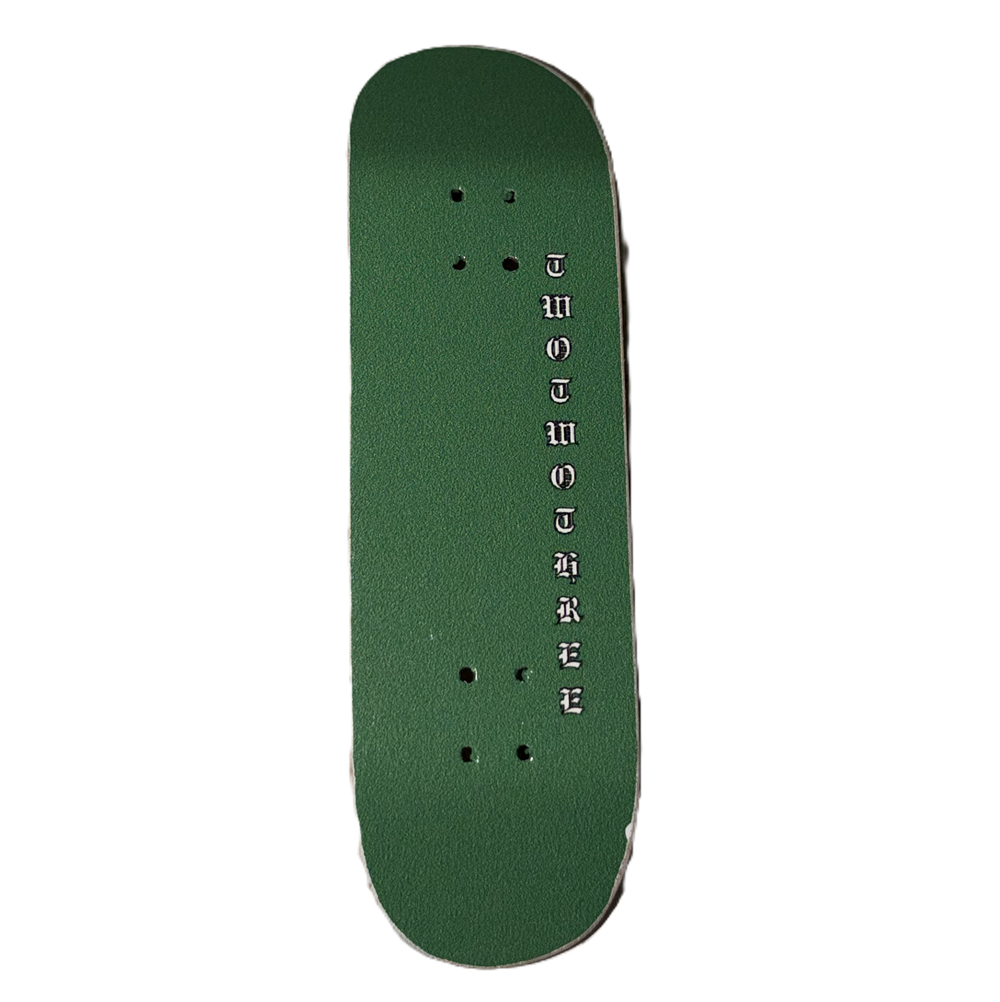 223 Vertical Fingerboard Deck Green 29x99 High Flat