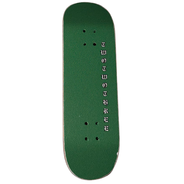 223 Vertical Fingerboard Deck Green 29x99 High Flat
