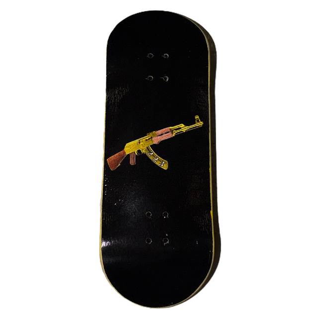 223 AK Vertical Fingerboard Deck Black 34x97 Medium Low