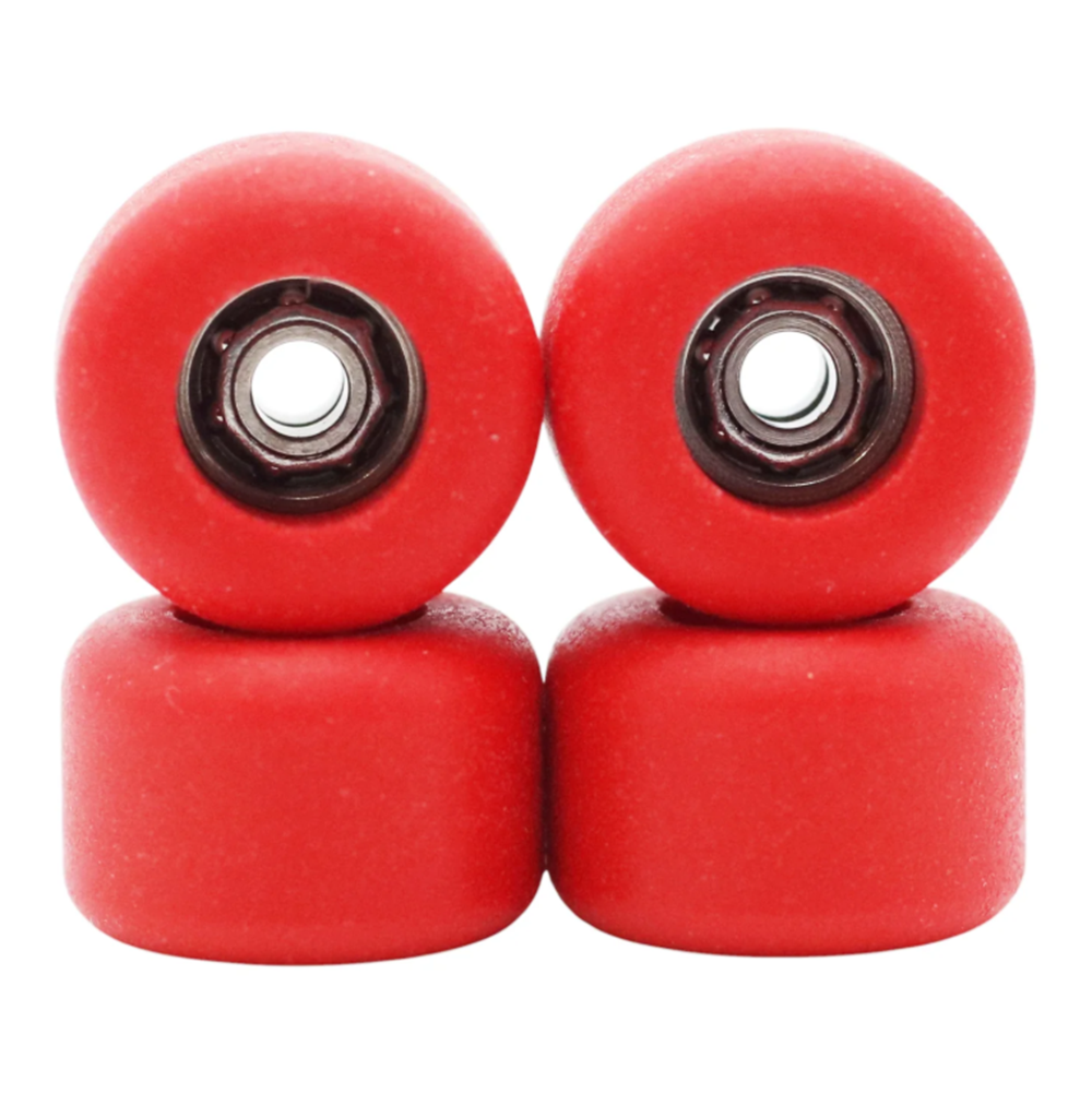 Flatface G9 Dual Bearing Fingerboard Wheels Red G9X