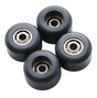Flatface G9 Dual Bearing Fingerboard Wheels Black Pro