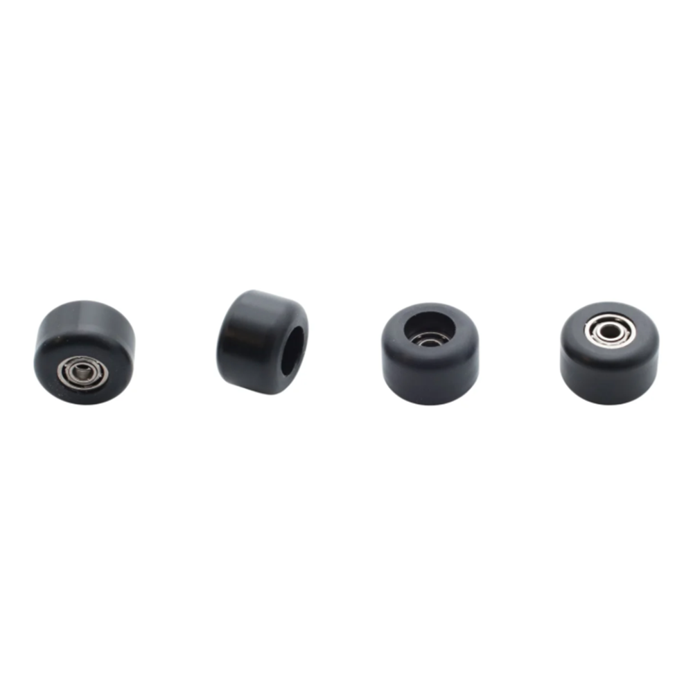 Flatface G9 Dual Bearing Fingerboard Wheels Black Pro