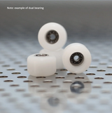 Flatface G9 Dual Bearing Fingerboard Wheels CandySwirl LTD