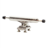 Flatface Blistered Dual Bearing Fingerboard Trucks Chrome 34mm