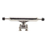 Flatface Blistered Dual Bearing Fingerboard Trucks Chrome 34mm