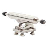 Flatface Blistered Dual Bearing Fingerboard Trucks Chrome 34mm