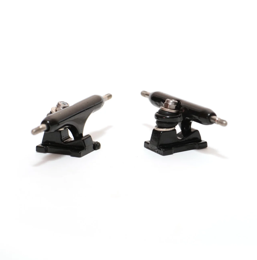 Flatface Fire Fingerboard Trucks Black 32mm