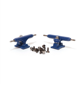 Flatface Fire Fingerboard Trucks Blue 32mm