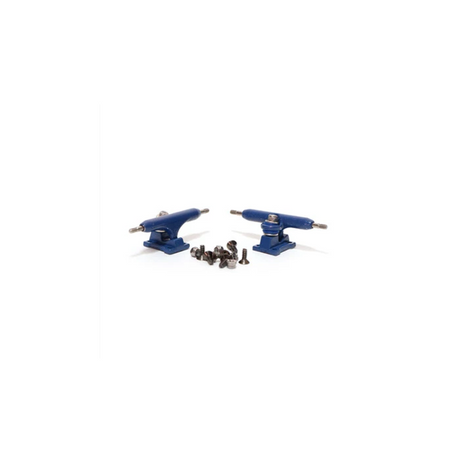 Flatface Fire Fingerboard Trucks Blue 32mm