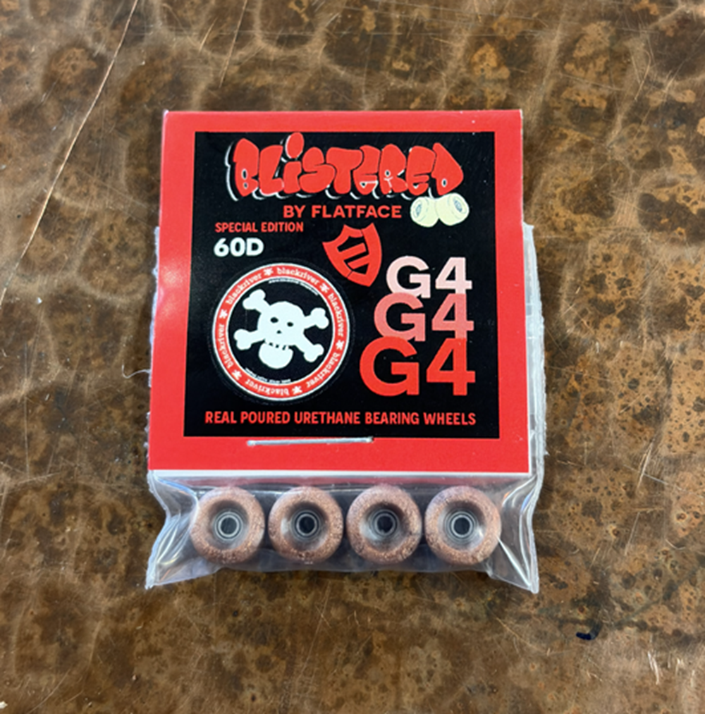 Flatface Blistered Blackriver Fingerboard Wheels Urethane Copper 72d Ultra G4