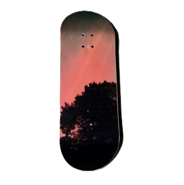 Flatface G16 Fingerboard Deck Northern Lights Pink 34mm Non-Wear