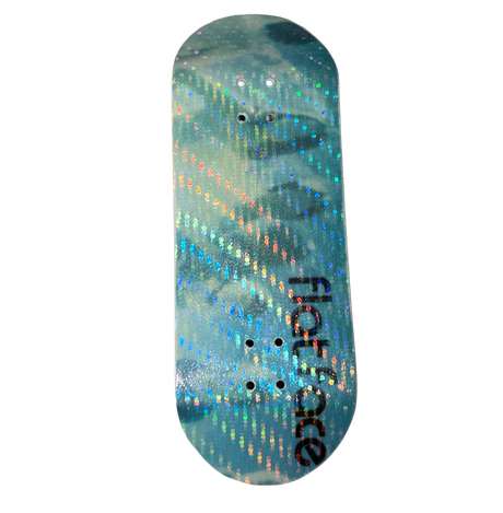 Flatface G16 Fingerboard Deck Holographic Canada Green 33.6mm Non-Wear