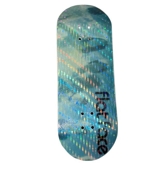 Flatface G16 Fingerboard Deck Holographic Canada Green 33.6mm Non-Wear