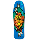 Krooked Barbee Trophy Skateboard Deck Blue 9.5x14.25WB