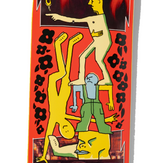 Krooked Cernicky Hot Skateboard Deck Red 8.25x14.38