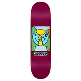 Krooked EzRider MoonSmile Skateboard Deck Red 8.25x14.3WB