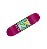 Krooked EzRider MoonSmile Skateboard Deck Red 8.25x14.3WB