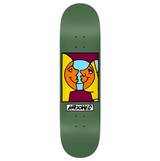 Krooked EzRider MoonSmile Skateboard Deck Green 8.38x14.5WB