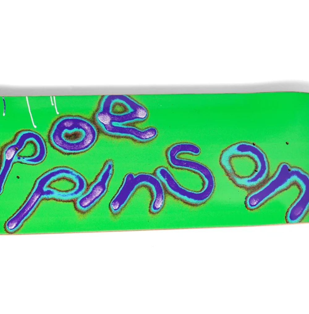 There Poe Tele Skateboard Deck Green 8.12x14.2WB