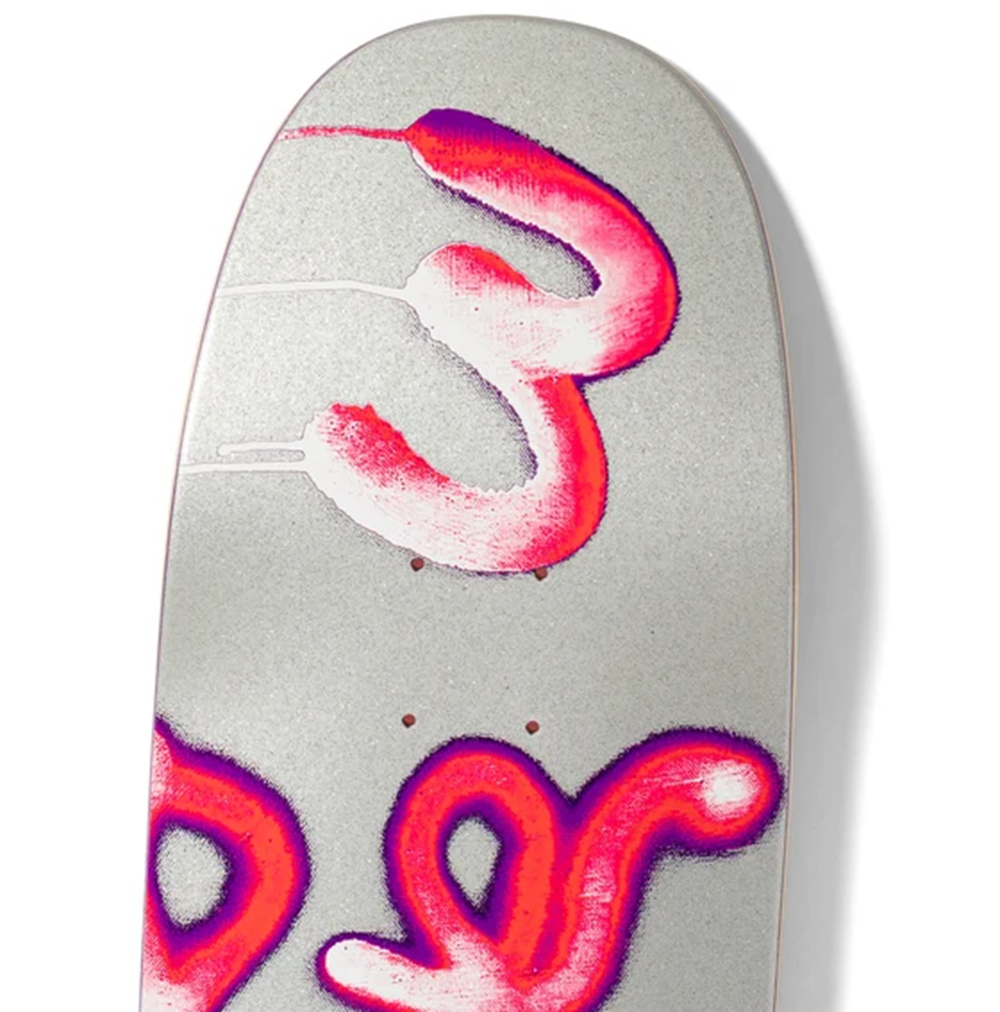 There Marbie Soup Skateboard Deck Silver Pink 8.5x14