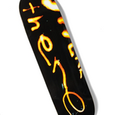 There Burning Skateboard Deck Black 8.25x14WB