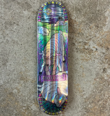 Real Busenitz Holographic Cathedral Skateboard Deck Pink Green 8.38x14.5WB