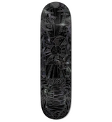 Real Mason Black Sun Cathedral Skateboard Deck Black Silver 8.25x14.38WB