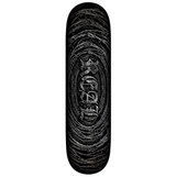 Real Barbed Wire Oval Skateboard Deck Black Silver 8.12x14.25Wb