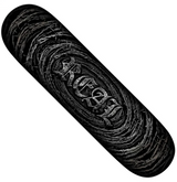 Real Barbed Wire Oval Skateboard Deck Black Silver 8.12x14.25Wb
