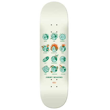 Real Jimmy How Are You Skateboard Deck Natural White 8.5x14.25Wb