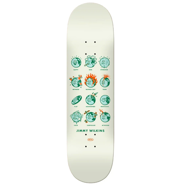 Real Jimmy How Are You Skateboard Deck Natural White 8.5x14.25Wb