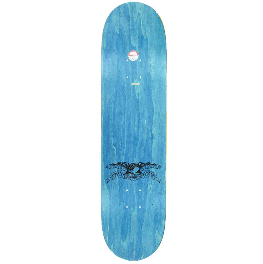 Anti Hero DAAN Roached Out II Skateboard Deck Green Blue 8.28x14.12WB