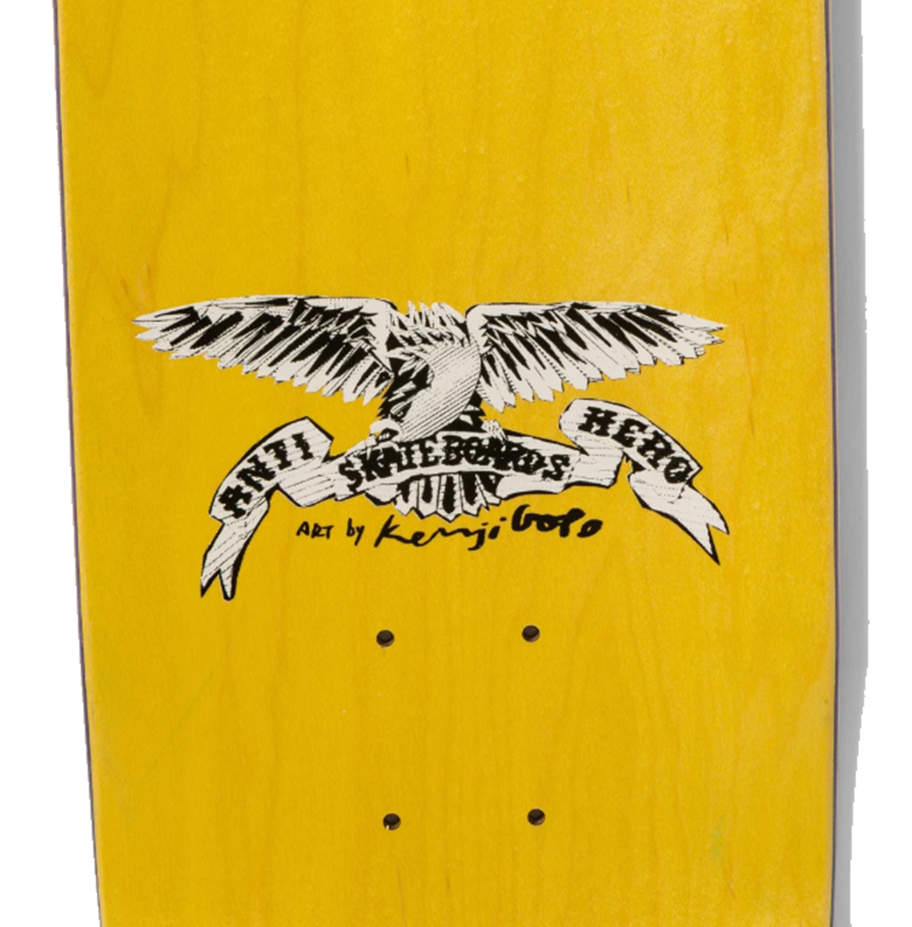 Anti Hero Taylor Kenji Goto Skateboard Deck Blue Orange 8.25x14.3WB